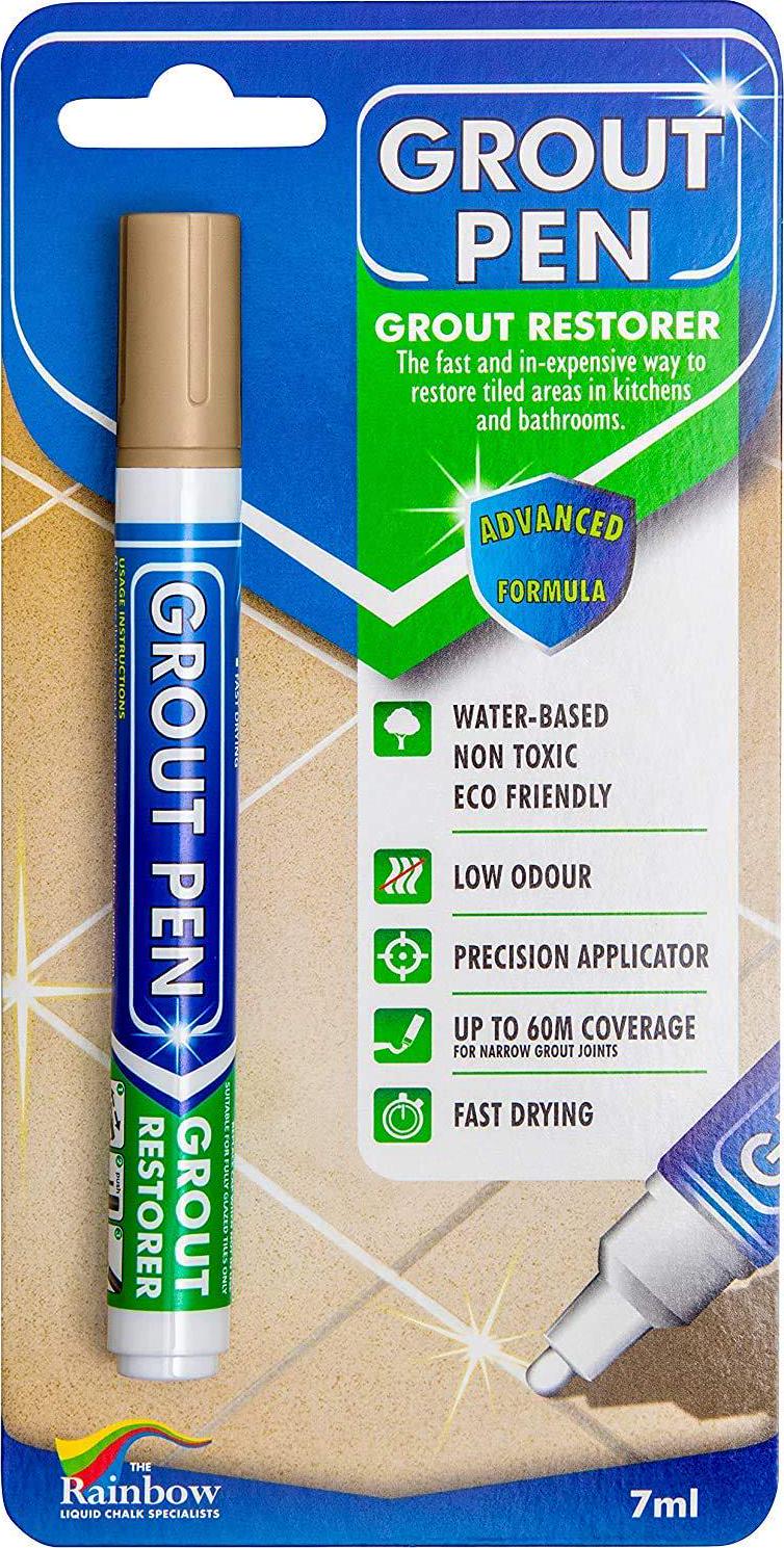 Grout Pen, Grout Pen Beige - Ideal to Restore the Look of Tile Grout Lines