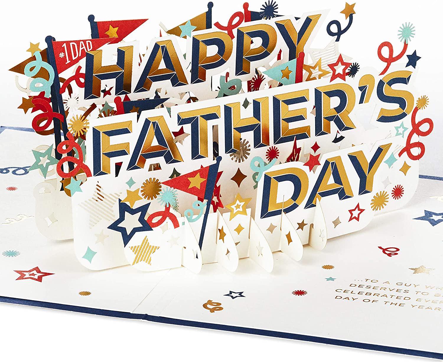 Hallmark, Hallmark Celebrating You Signature Paper Wonder Pop Up Father's Day Greeting Card