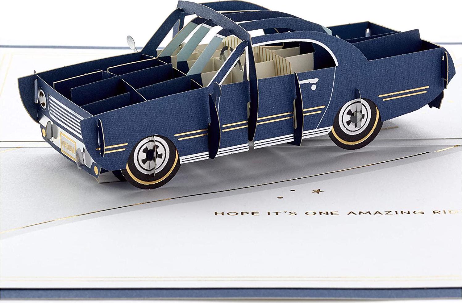 Hallmark, Hallmark Signature Paper Wonder Pop Up Birthday Card (Classic Car, Amazing Ride)