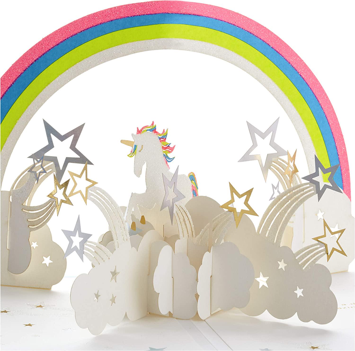 Hallmark, Hallmark Signature Paper Wonder Pop Up Birthday Card (Unicorn, You are Magical)