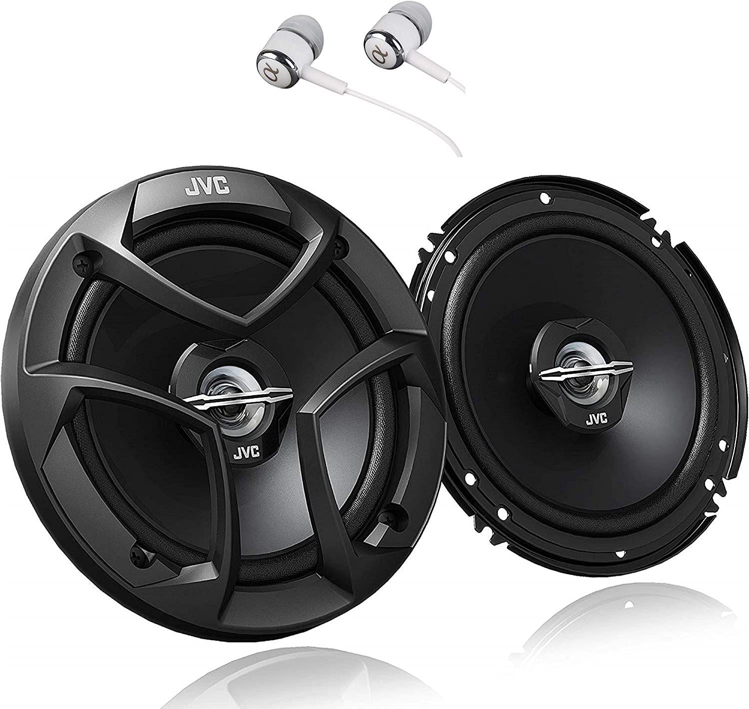 JVC, JVC CSZX640 350W 6.5-Inch 4-Way Coaxial Speakers